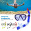 Diving Mask - MOOHOP - Full Face - Silicone - ABS - PVC - Blue 1