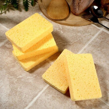Pack of 10 pop-up sponges, cleaning sponges, dish sponges, scouring sponges, non-scratch