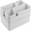 Drawer Organizer - Unspecified - 8 Pieces - 3 Sizes - Sturdy Plastic - Contemporary Design 1