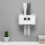 Automatic Toothpaste Dispenser Dustproof Brush Holder Cups No Nail Wall Mount-TIM 1