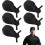 Kitchen Caps - Unspecified - Pack of 5 - Adjustable - Polyester - Black 1