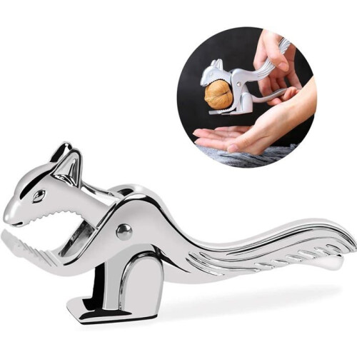 Nutcracker - Nutcracker - Squirrel - Zinc Alloy - Non-Slip Design - Easy to Use