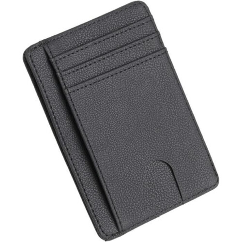 Wallet - Anti-fraud - Leather - Black - Elegant - RFID Protection
