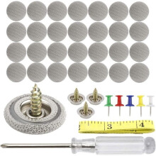 60PCS Car Roof Tool Button Car Decoration Fixing Screw Cap Car Roof Repair Kit