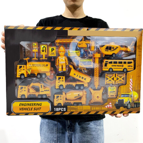 18dílná sada stavebnic