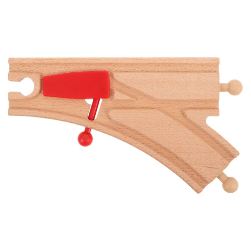 Wooden Train Track Expansion Kit with Bridge Set
