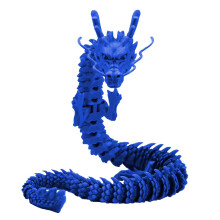 Figurină de acțiune cu dragon imprimată 3D, decor PLA