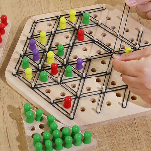 Chain Chess Trigger Board Game - Fun Interactive Toy for All Ages (Playsets) 2