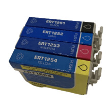 Cartuchos de tinta BCMY para Epson serie 125 (paquete de 4)