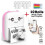 Mini Portable Bluetooth Thermal Printer, Mobile Photo Pocket Printer, Compatible with Android/iOS, 10 Paper Rolls - Pink 1