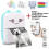 Mini Portable Bluetooth Thermal Printer, Mobile Photo Pocket Printer, Android/iOS Compatible, 13 Paper Rolls - Blue 1