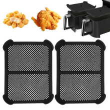 2pcs Splatter Guards for Ninja Foodi Max Dual Zone AF400EU / AF451EU / DZ401, Silicone Air Fryer Accessories