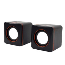 101 USB Wired Computer Speaker with 3.5mm Stereo Jack for Desktop and Laptop