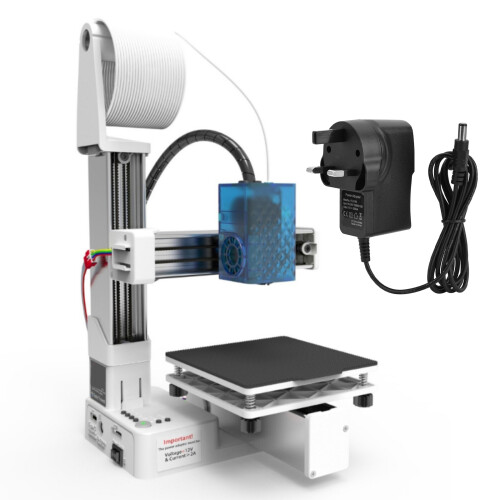 Easy To Transport Entry Level TPU 1.75mm 3D Printer-White UK
