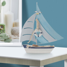 Nautical sailboat model marine style 1 piece