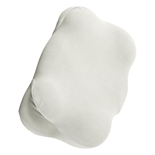 Breathable Cloud Pillow Contoured Shape Ergonomic Memory-White