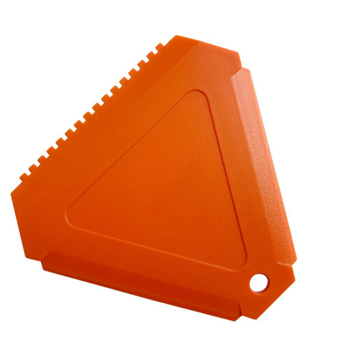Triangle Ice Scraper Snow Remover for Cars Using HIPS-Orange