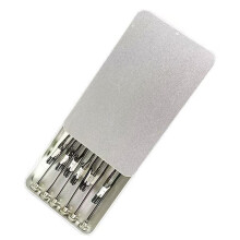 12Pcs Goosenecks Magnetic Clamps for Artists Designers-Silver