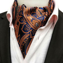 Herren-Krawattenschal mit Paisleymuster, 117 cm, Polyester