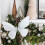 Silver Artificial Feather Butterfly Ornament 10 Inch 1