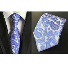Men's Paisley Floral Jacquard Tie Wide 58in