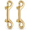 Large Lobster Claw Clasp Brass Golden 2 Pcs 1