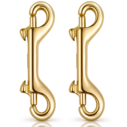 Lobster Claw Clasp Brass Golden 2 Pieces