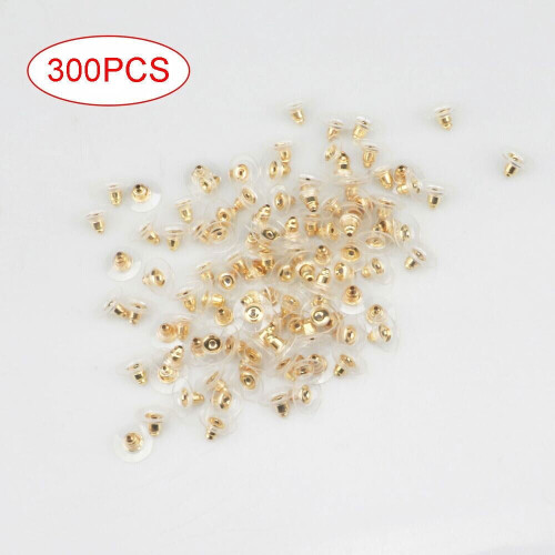Ensemble de 600 fermoirs de boucles d'oreilles en alliage argent et or.