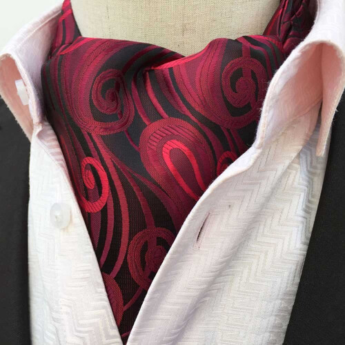 Eșarfă bărbătească cu model Paisley Cravat, 117 cm x 15,5 cm