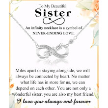 Infinity-ketting voor dochter met verstelbare ketting