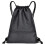 Sac de sport à cordon en polyester noir 20 L 1