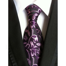 Herrenkrawatte mit Paisley-Jacquardmuster, 146 cm