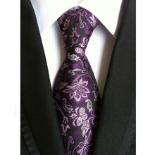 Herrenkrawatte mit Paisley-Jacquardmuster, 146 cm