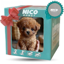 Chiot robot, ma peluche interactive réaliste qui se comporte comme un vrai petit chien, une peluche toute douce