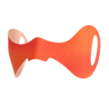 Butterfly Shape Ski Face Cover Nose Sticker For-Chinese red
