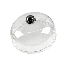 Draagbare plastic taartbeschermer, gemakkelijk schoon te-26x12