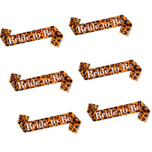 Realistisch rollenspelkostuum met dierenprint, bruid-6 artikelen