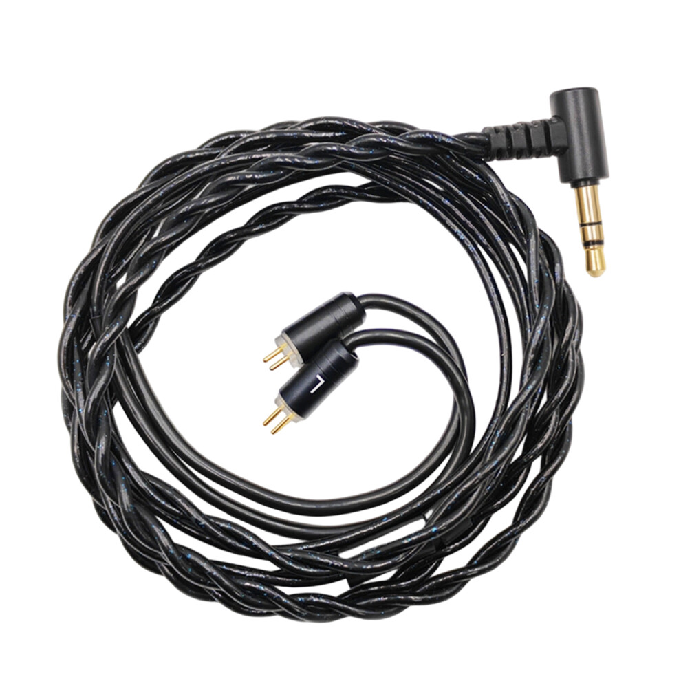 120Cm Long 5N Ofc Sound Cable For 0.78Mm 2Pin Earphones Braided 7704001120943