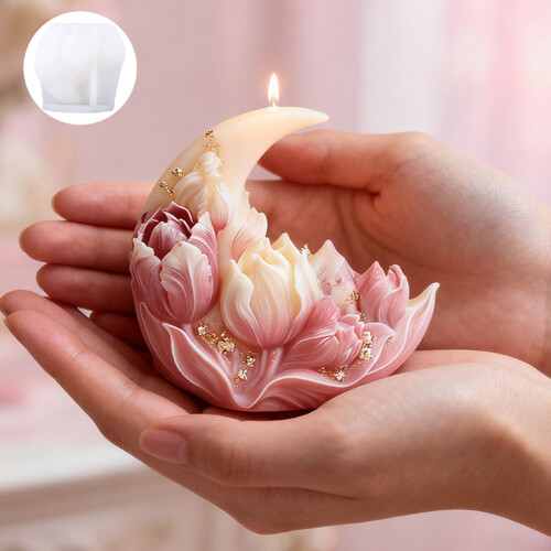Decorative Home Use Silicone Mould For Making Elegant Moon 1