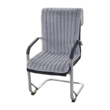 (40cmx40cm, Grey) Chair Cushion Pads with Backrest Lightweight Soft Seat Cushion Throw Pillow for Home Office Kitchen Desk Dining Chair