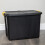 Samuel Alexander 60L Heavy Duty Lockable & Stackable Storage Tub Chest with Clips in Black 3