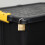 Samuel Alexander 60L Heavy Duty Lockable & Stackable Storage Tub Chest with Clips in Black 6
