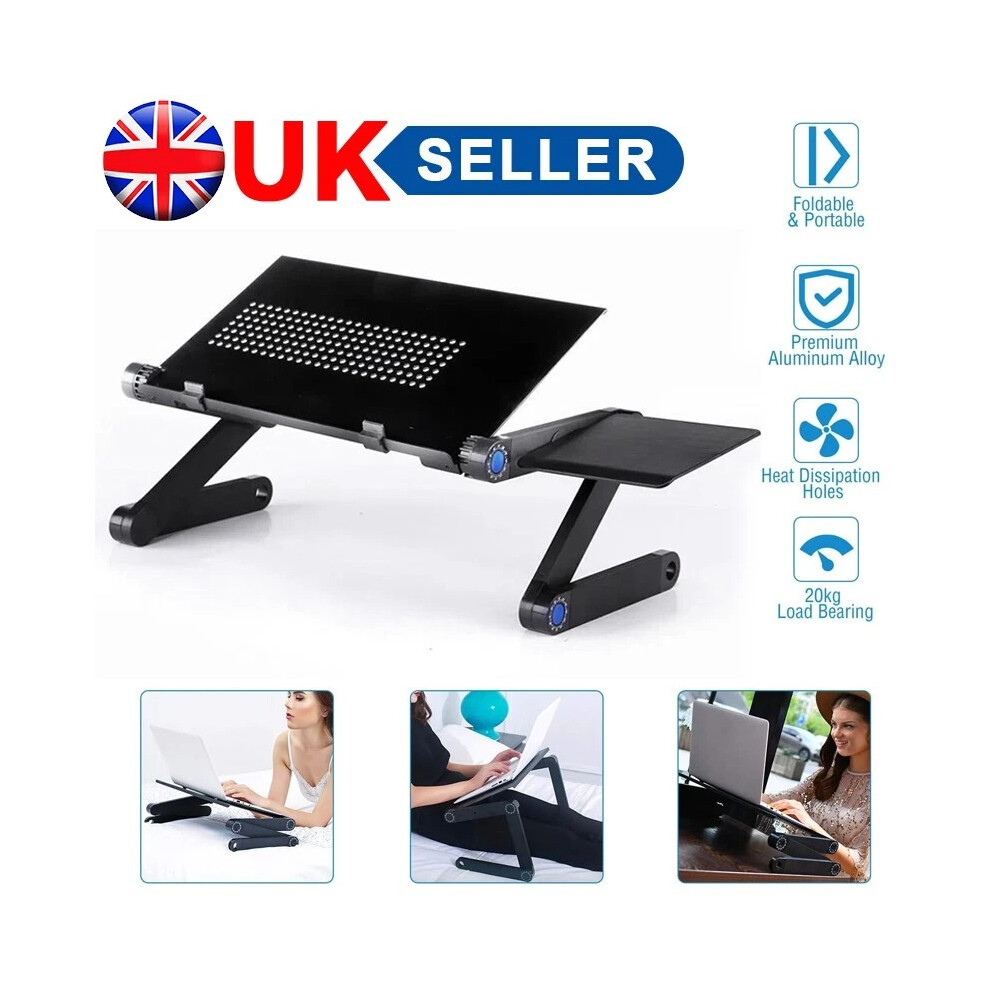 Adjustable Folding Laptop Stand Desk Table Tray 37353797