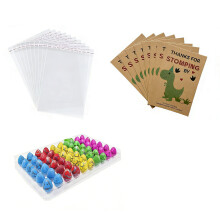 Dinosaur Eggs Hatching Cards Accessories for Gift Givings-D 12