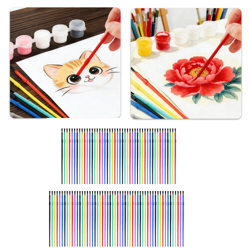 100 stuks plastic doe-het-zelf-16cm gemengde kleur 2