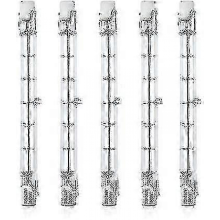 Balení 5 stmívatelných halogenových tužkových žárovek R7s 118 mm 300 W AC 220-240 V 3100 lm Lineární halogenový sv