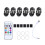 Modular LED Light Set with Wireless Remote Shockproof-6 lights 1