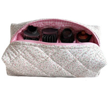 Quilted Storage Bag for Travel and Cosplay Activities-Floral