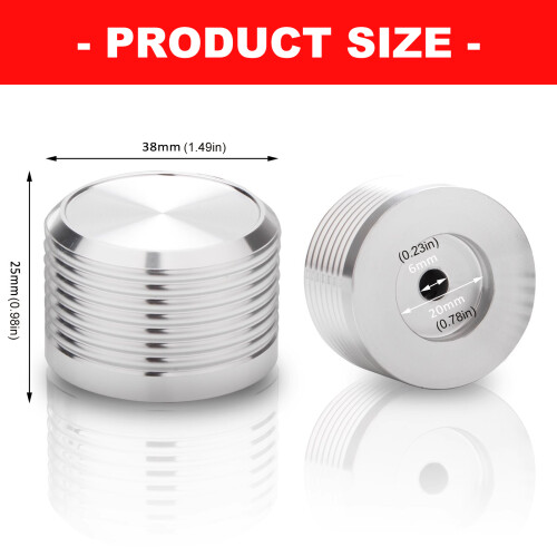 Potentiometer Knob Power Amplifier Knob Knurled Adjustment 2