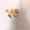 2 Pieces Brass Curtain Pull Back Hooks Gold Bows Wall Mounted 5